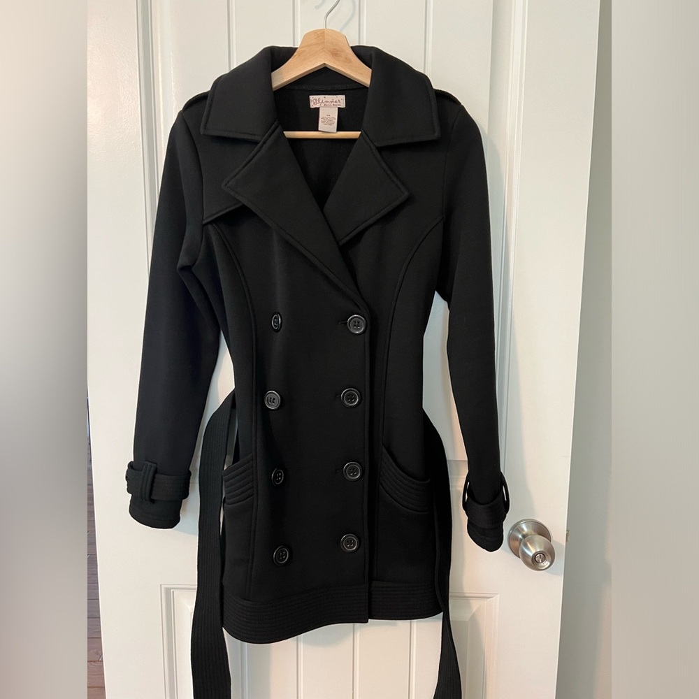 Burlington Coat Black Pea Coat - Picture 3 of 10